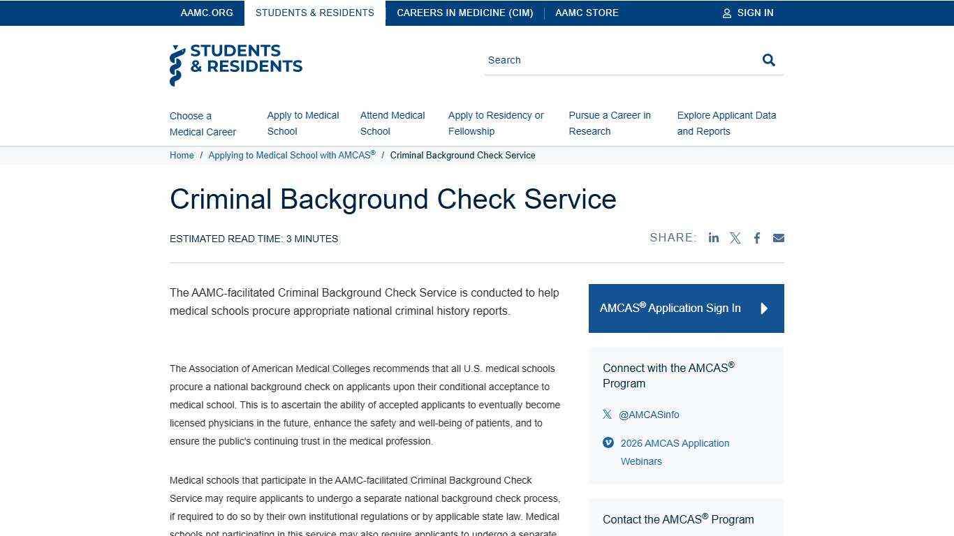 Criminal Background Check Service | Students & Residents